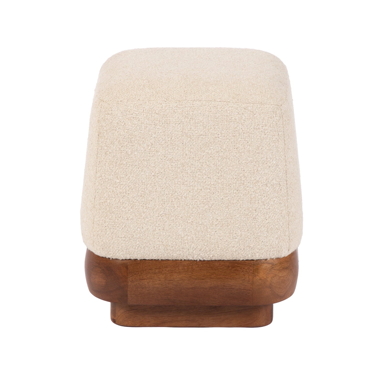 Sabri Square Ottoman Fabric and Wood