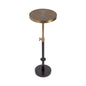 Engles Adjustable Embossed Metal Table and Plant Stand