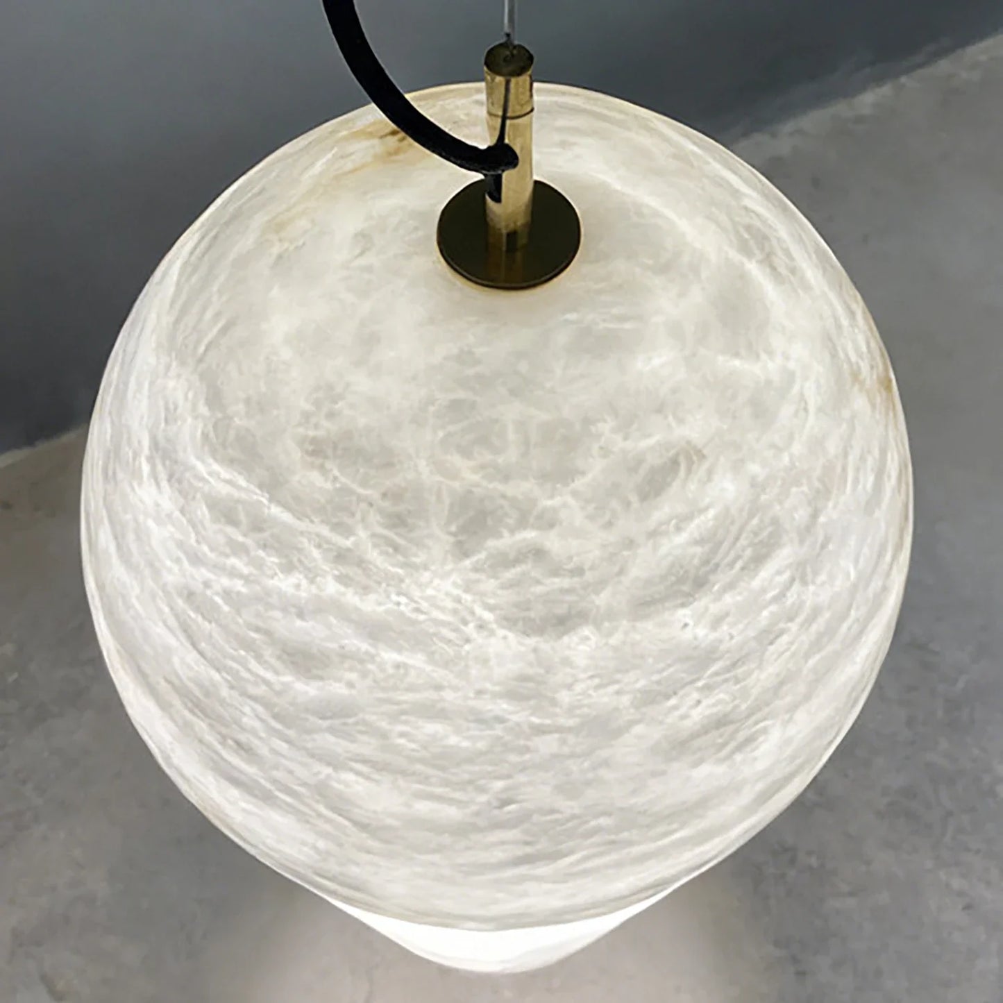 Blimp Alabaster Pendant
