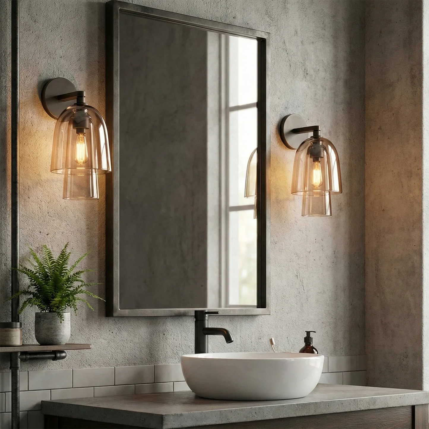 Bloomz Glass Flute Sconce