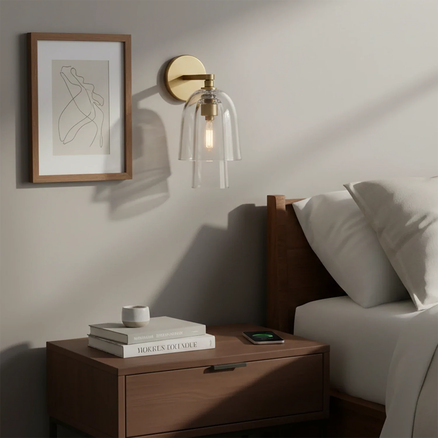Bloomz Glass Flute Sconce