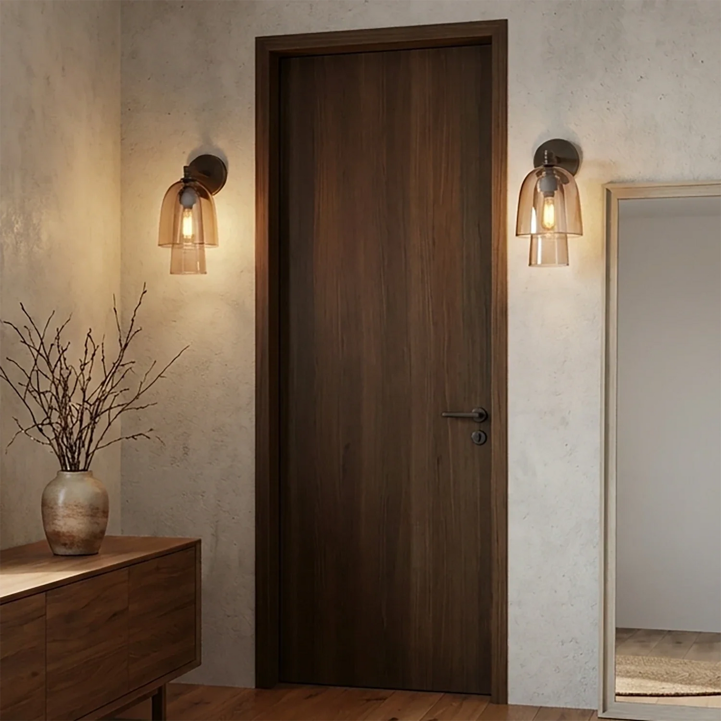 Bloomz Glass Flute Sconce
