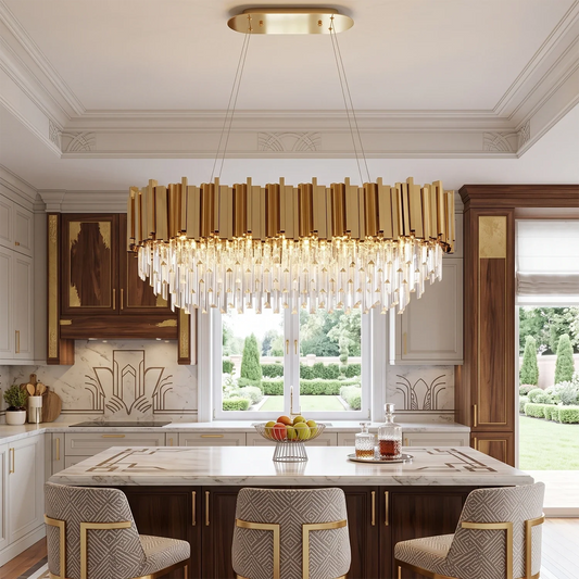 Bourbons Alphonsus Crystal Chandelier