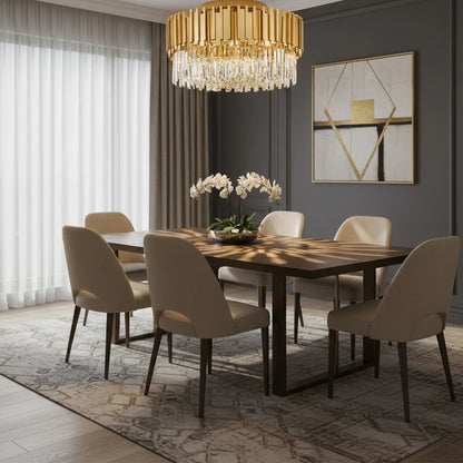 Bourbons Flush Mount Chandelier