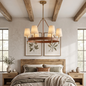 Bramley Leather & Copper Chandelier