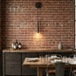 Brass Spinal Tube Crystal Wall Lamp
