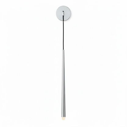 Brass Spinal Tube Crystal Wall Lamp