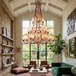 Brilliant Starry Crystal RED Chandelier