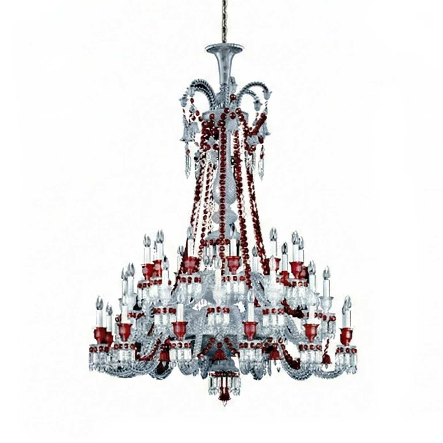 Brilliant Starry Crystal RED Chandelier