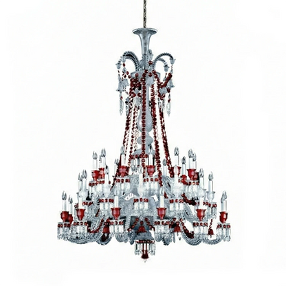 Brilliant Starry Crystal RED Chandelier