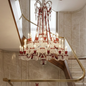 Brilliant Starry Crystal RED Chandelier