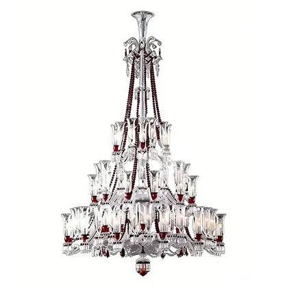 Brilliant Starry Crystal RED Chandelier