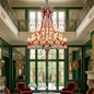 Brilliant Starry Crystal RED Chandelier