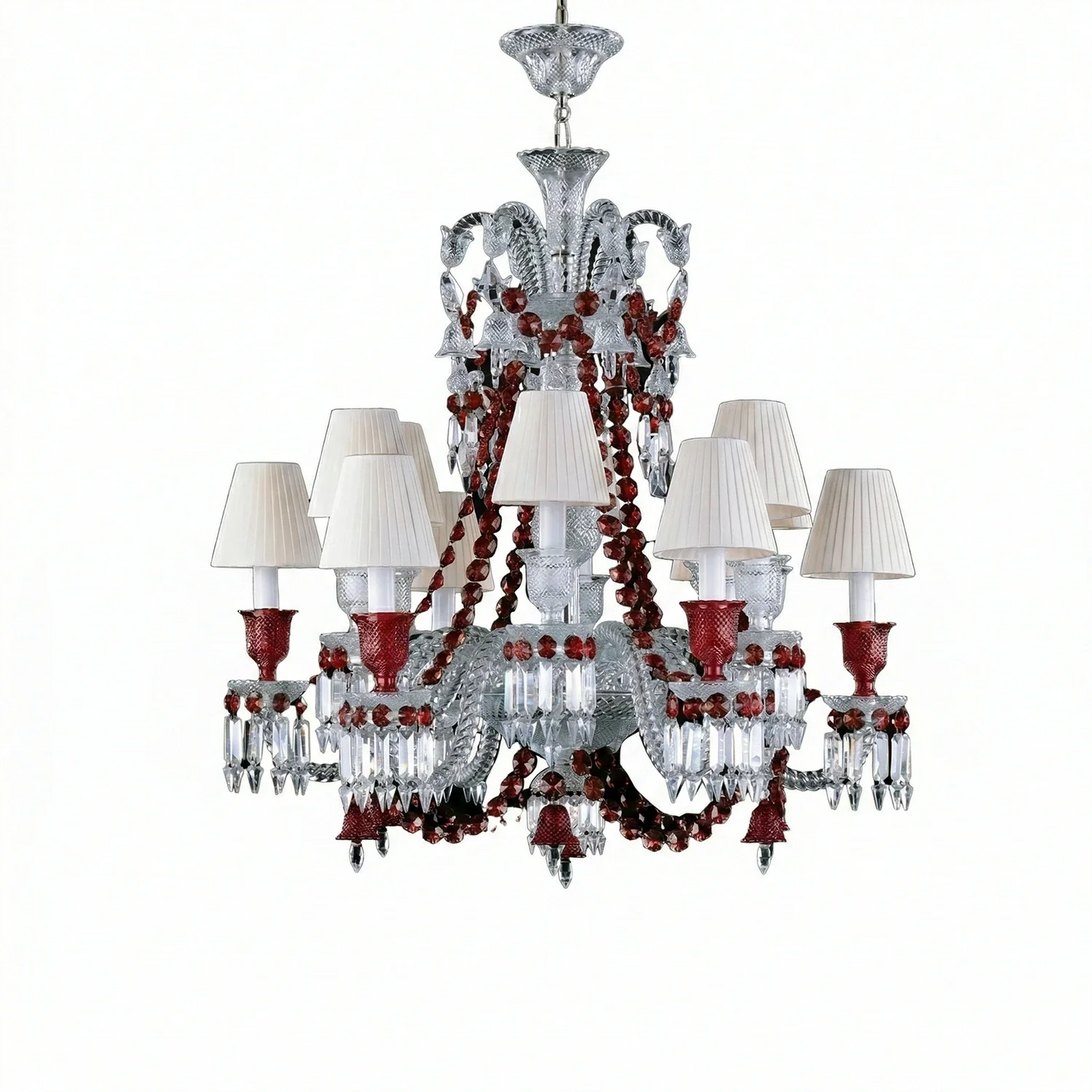 Brilliant Starry Crystal RED Chandelier