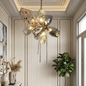 Britannica Luxury Stained Glass Chandelier