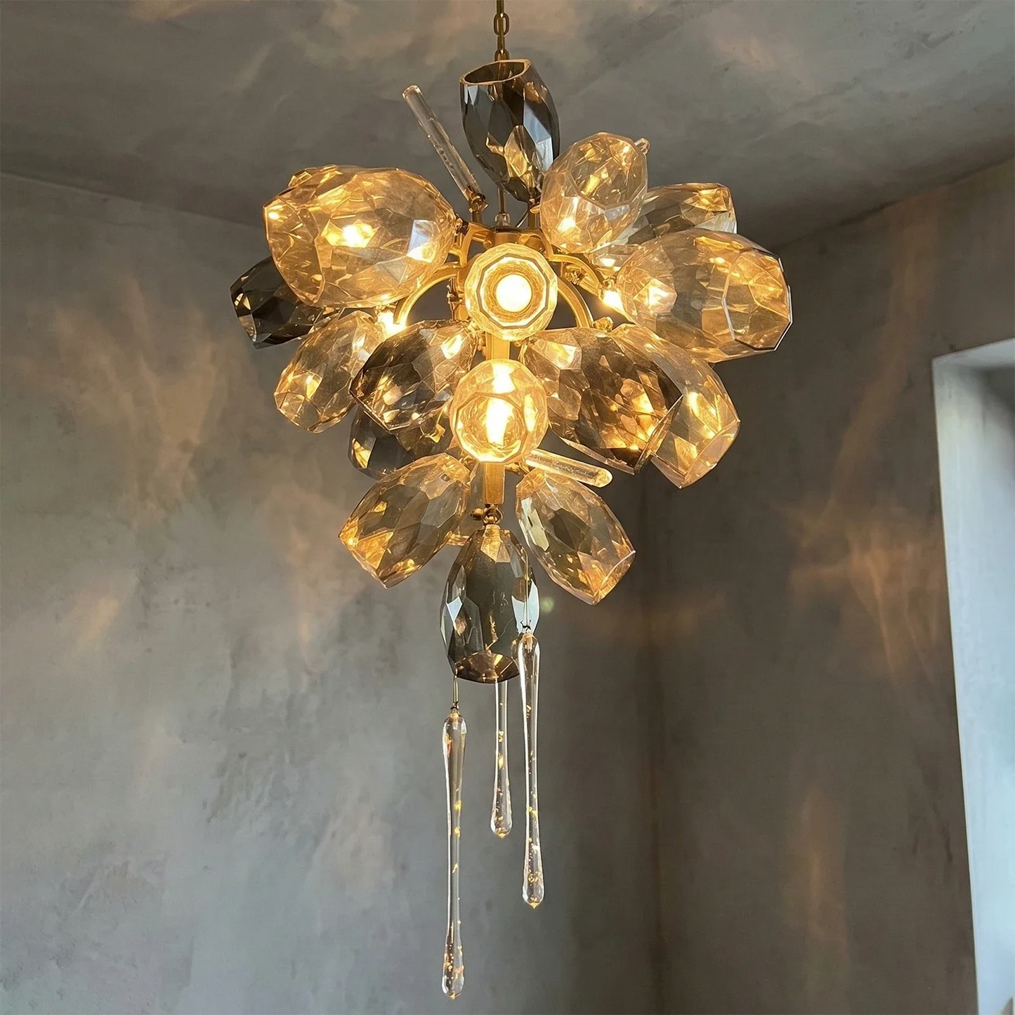 Britannica Luxury Stained Glass Chandelier