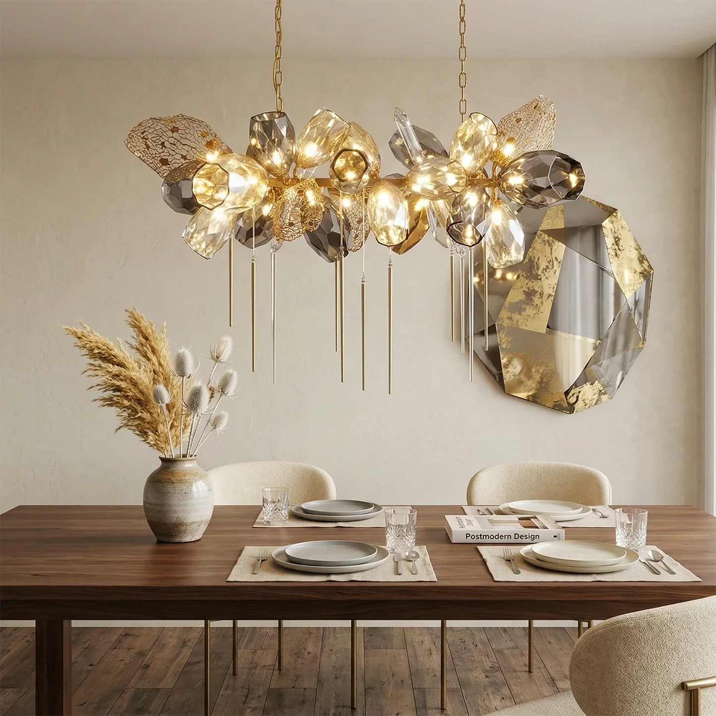 Britannica Luxury Stained Glass Chandelier