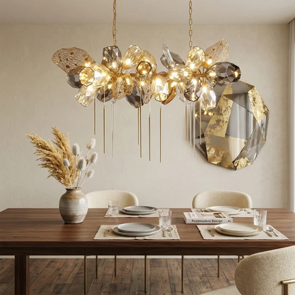 Britannica Luxury Stained Glass Chandelier