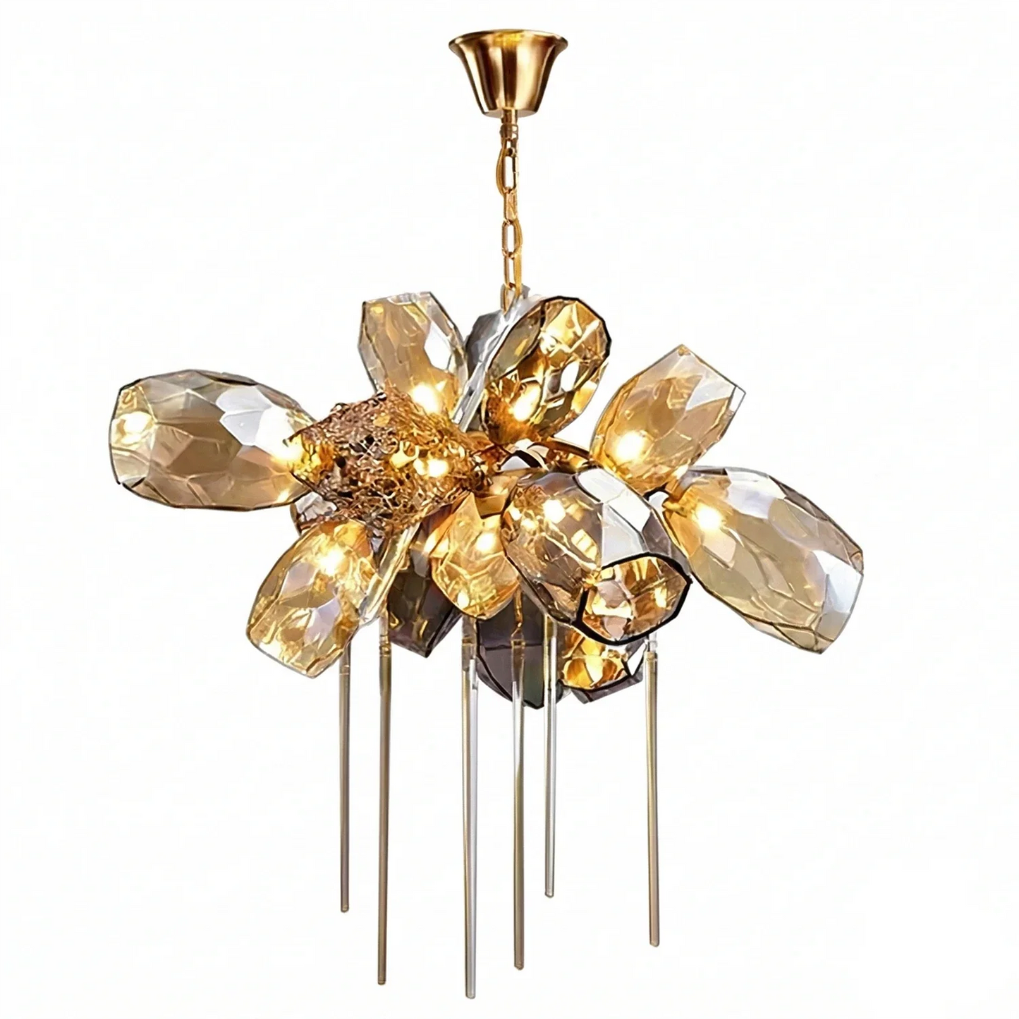 Britannica Luxury Stained Glass Chandelier