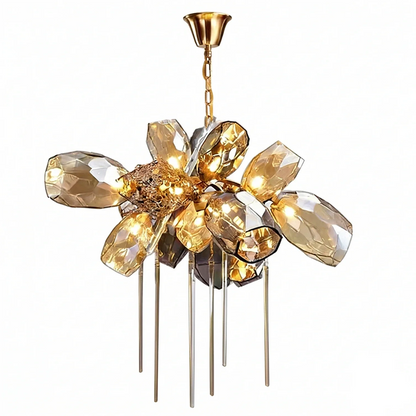 Britannica Luxury Stained Glass Chandelier
