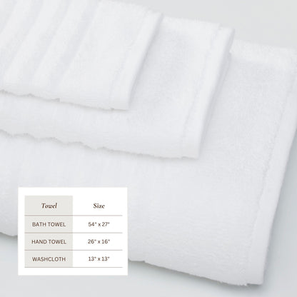Luxury Combed Cotton Bath Towel Set - Karina Collection