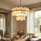 Butterfly Alabaster Round Chandelier