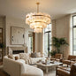 Butterfly Alabaster Round Chandelier