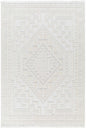 Alya White Fringe Rug