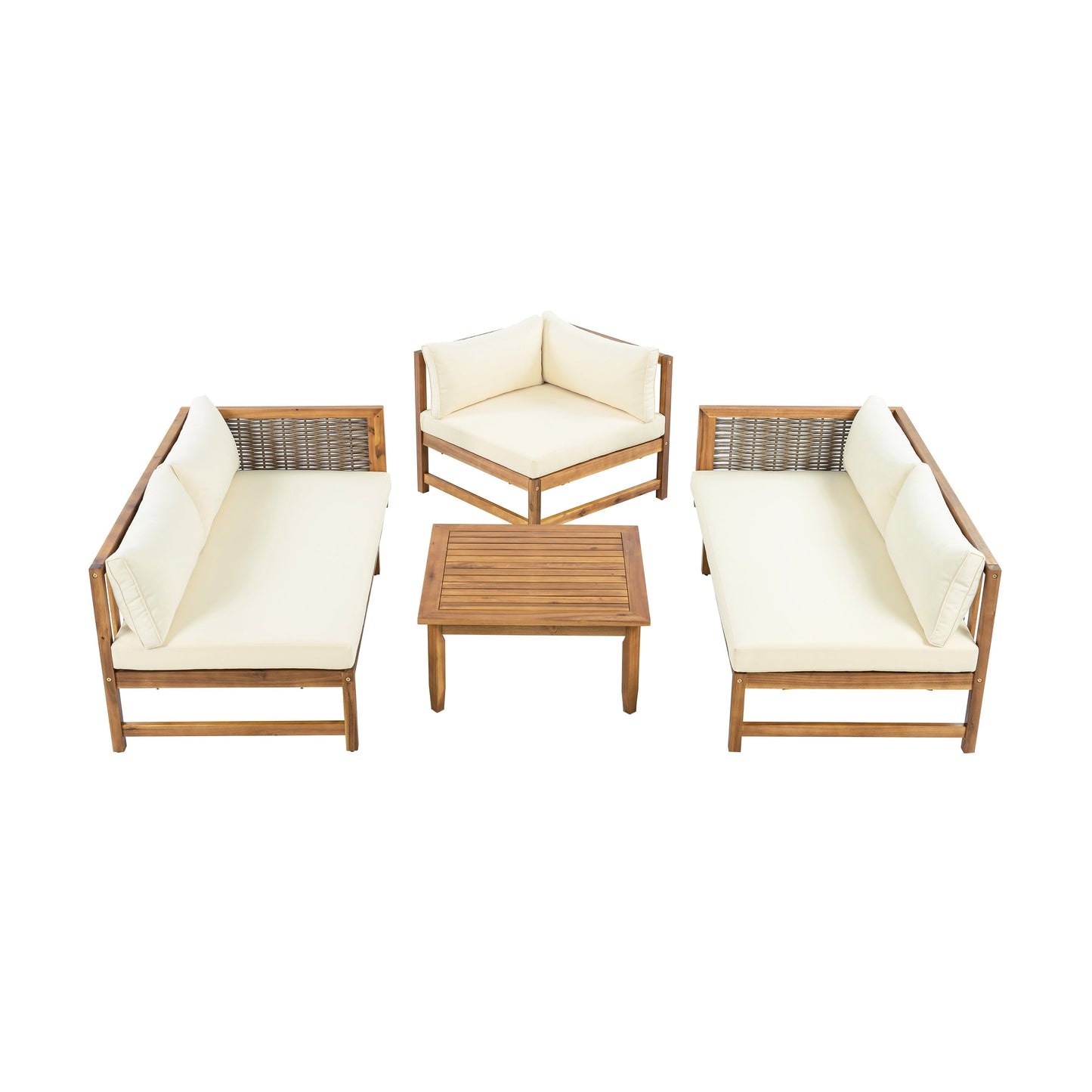 Sectional Seating Group With Waterproof Cushions