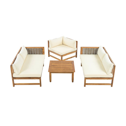 Sectional Seating Group With Waterproof Cushions