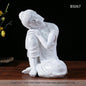 Resin Zen Buddha Garden Statue – Indoor & Outdoor Asian Home Decor