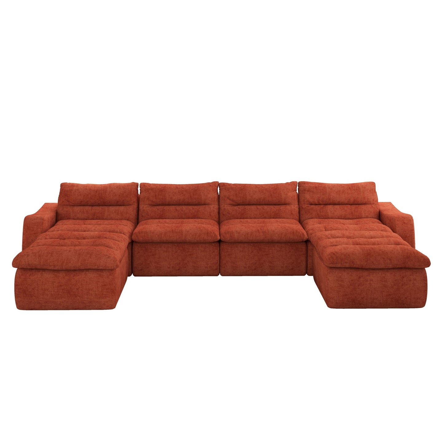 Modern L Shaped Modular Beanbag Sofa, Comfortable Lazy Style, Compression Sponge And Cloth