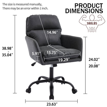 Office Chair With Adjustable Height, Ergonomic Design