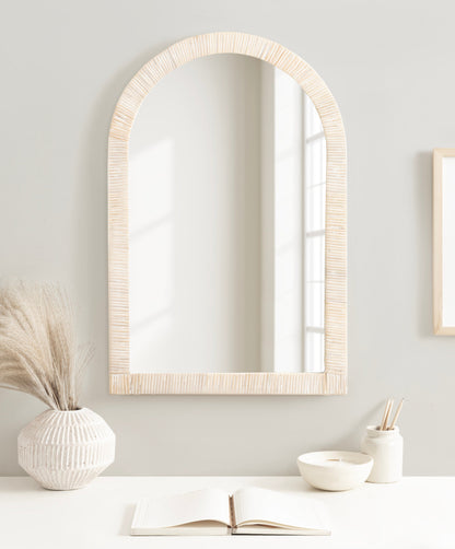 Rahfy Arch Framed Wall Mirror