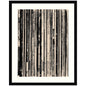 33 RPM Black and White by Robert Cadloff Framed Wall Art Print