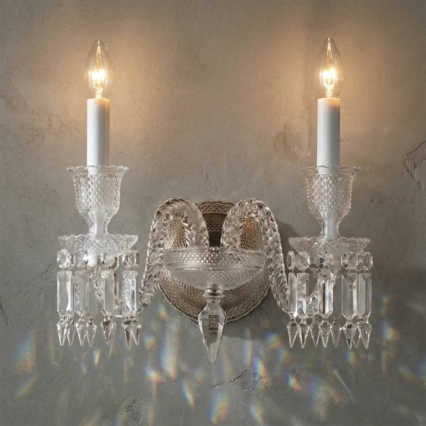 Caelum Apex Crystal Wall Lamp