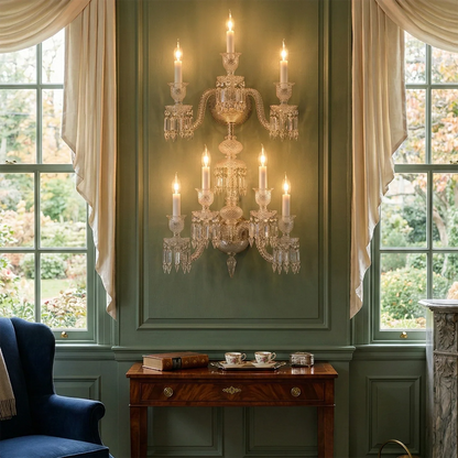 Caelum Apex Crystal Wall Lamp