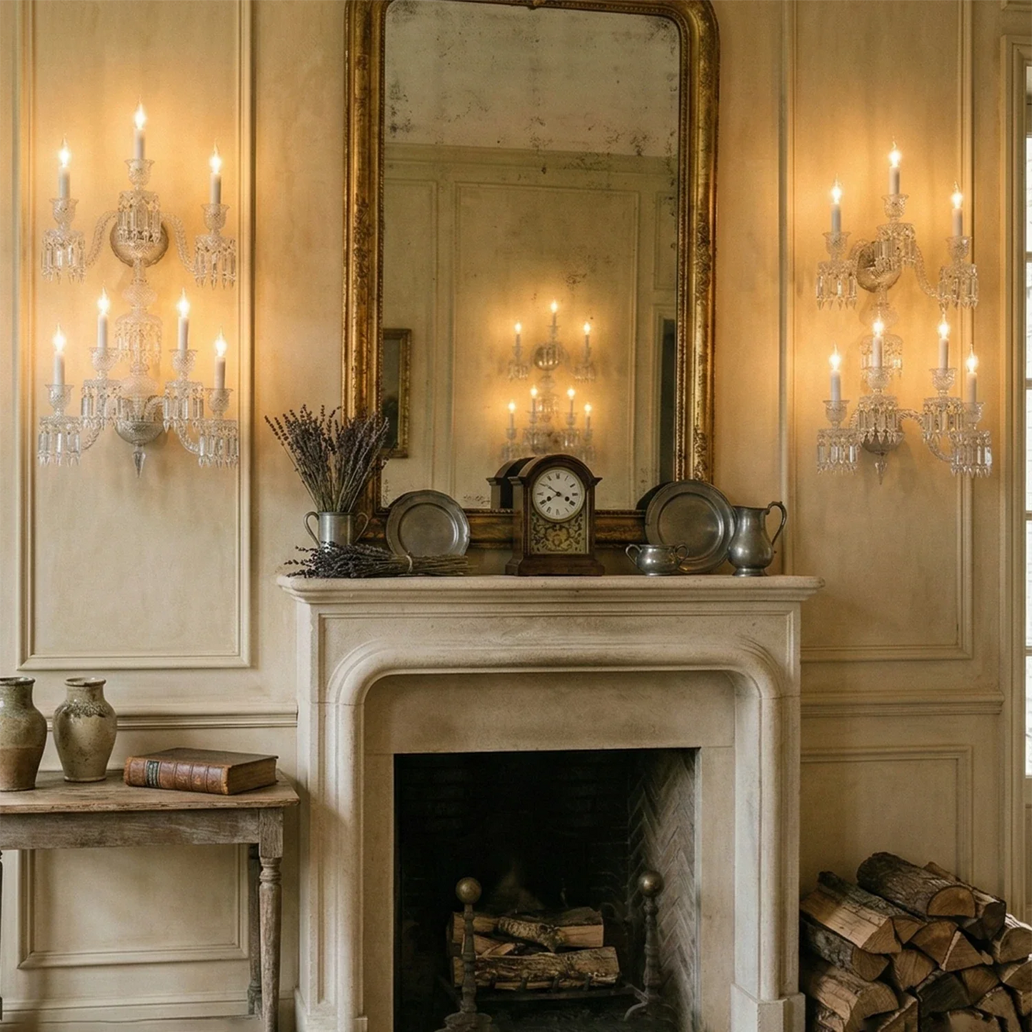Caelum Apex Crystal Wall Lamp
