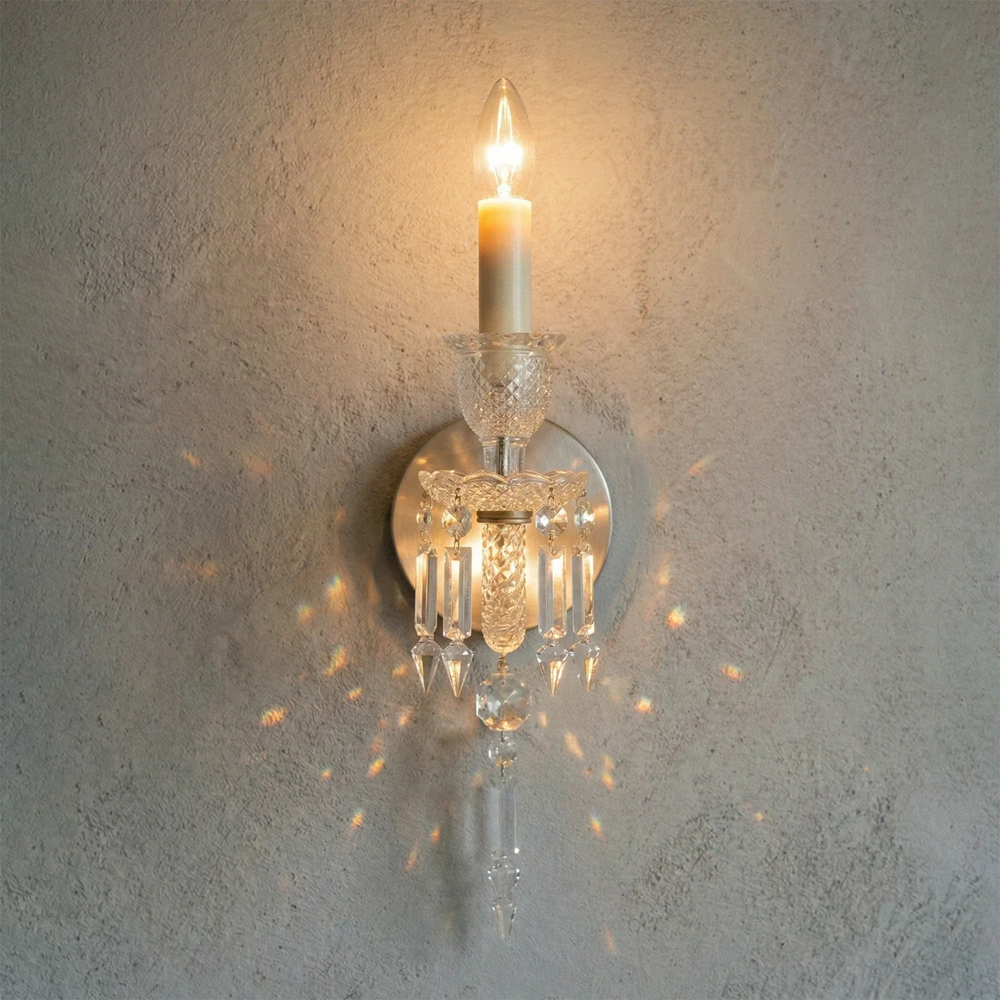 Caelum Apex Crystal Wall Lamp