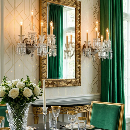 Caelum Apex Crystal Wall Lamp