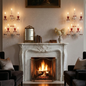 Caelum Apex Red Crystal Wall Lamp