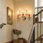 Caelum Apex Red Crystal Wall Lamp