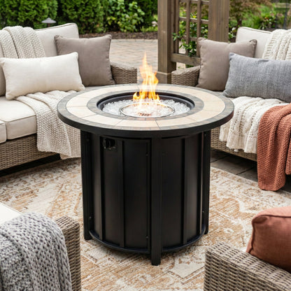 30" Propane Gas Fire Pit Table