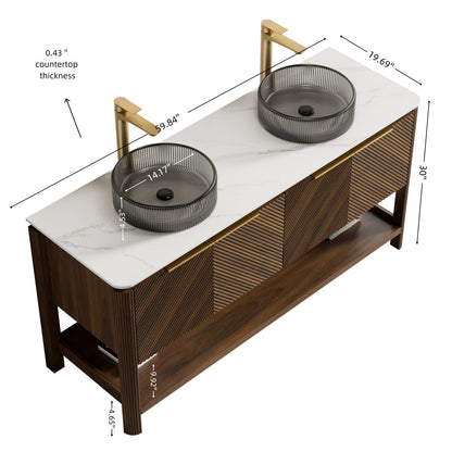 Indigo 60" Bathroom Vanity & Sink