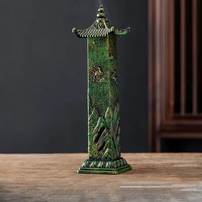 Vertical Deer Incense Burner – Antique‑Style Sandalwood Holder