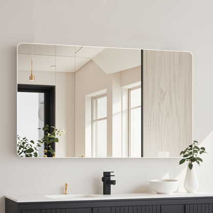Bathroom Vanity Mirror, Wall-Mounted Mirror For Bathroom Anti-Fog, Waterproof