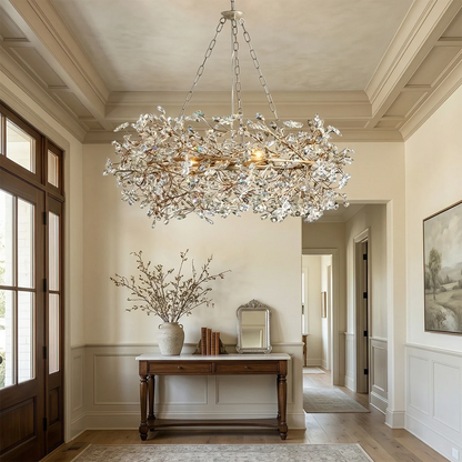 Celestial Bloom Crown Chandelier