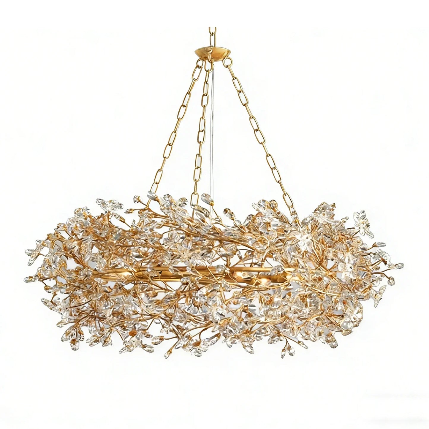Celestial Bloom Crown Chandelier