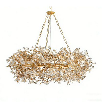 Celestial Bloom Crown Chandelier