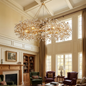 Celestial Bloom Crown Chandelier
